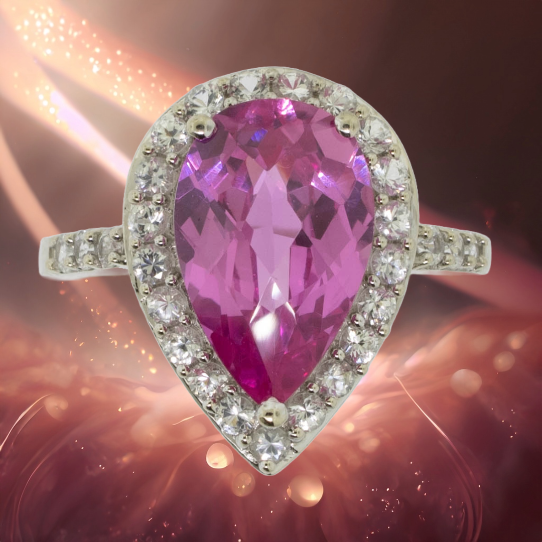 Pink stone jewelry hotsell
