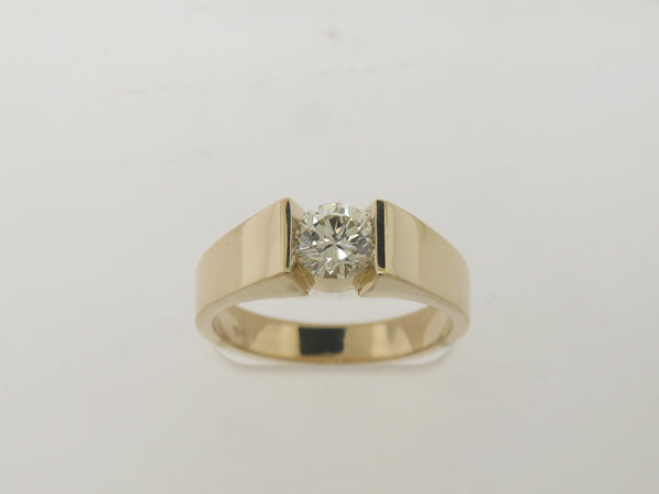 Well Protected Channel Set Diamond Engagement Ring