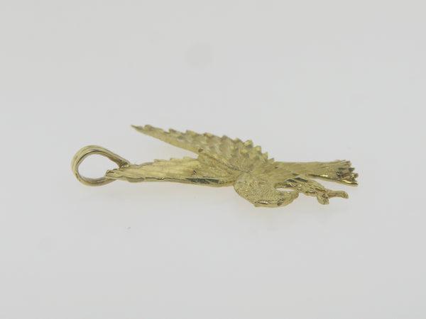 14k Yellow Gold Eagle Charm (Estate Jewelry)