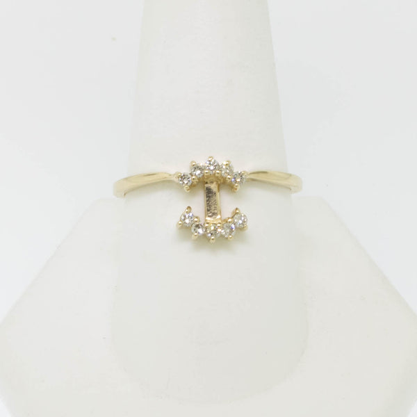 14K Yellow Gold Wedding Set (Engagement and Band) Diamond Size 9-3/8 Preowned