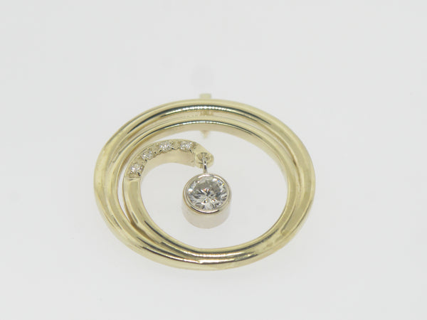 Circular Diamond Pendant