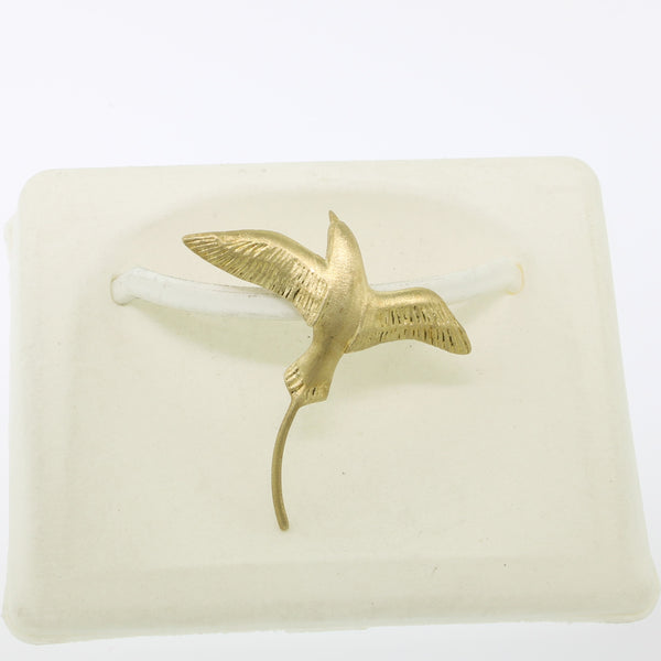 14K Yellow Gold Bird (Tropicbird ?) Pin from our Estate Jewelry Collection