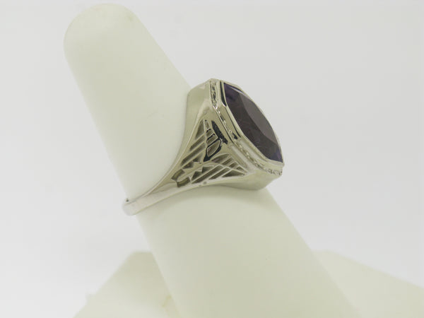 Custom Cut Amethyst Ring Remount