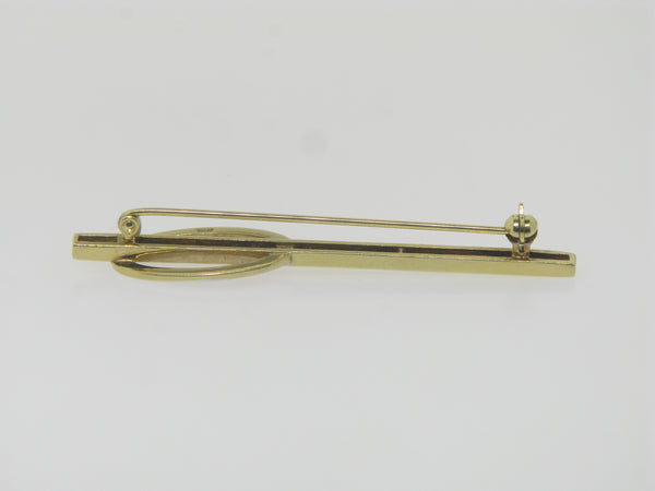 14k Yellow and White Gold Pin