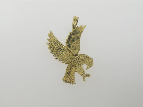 14k Yellow Gold Eagle Charm (Estate Jewelry)