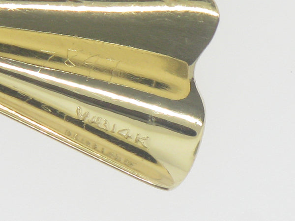 14K Yellow Gold Amethyst Pin / Brooch (Estate Jewelry)