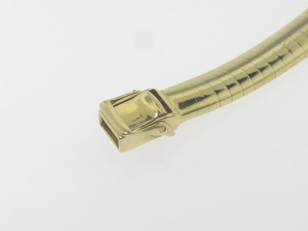 14K Yellow Gold 2" Extender for an Omega Necklace 6 mm Wide (Brand New)